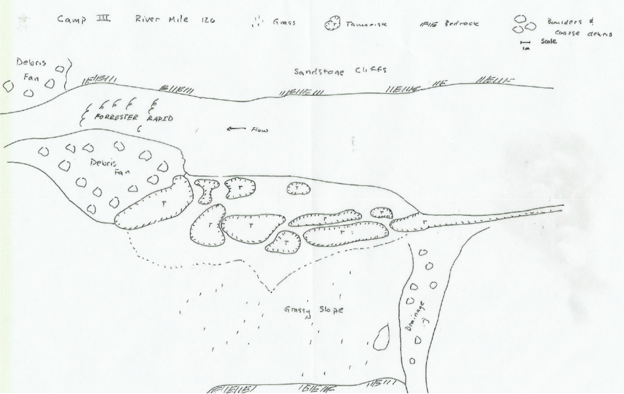 Figure 2 – Map of Campsite III
