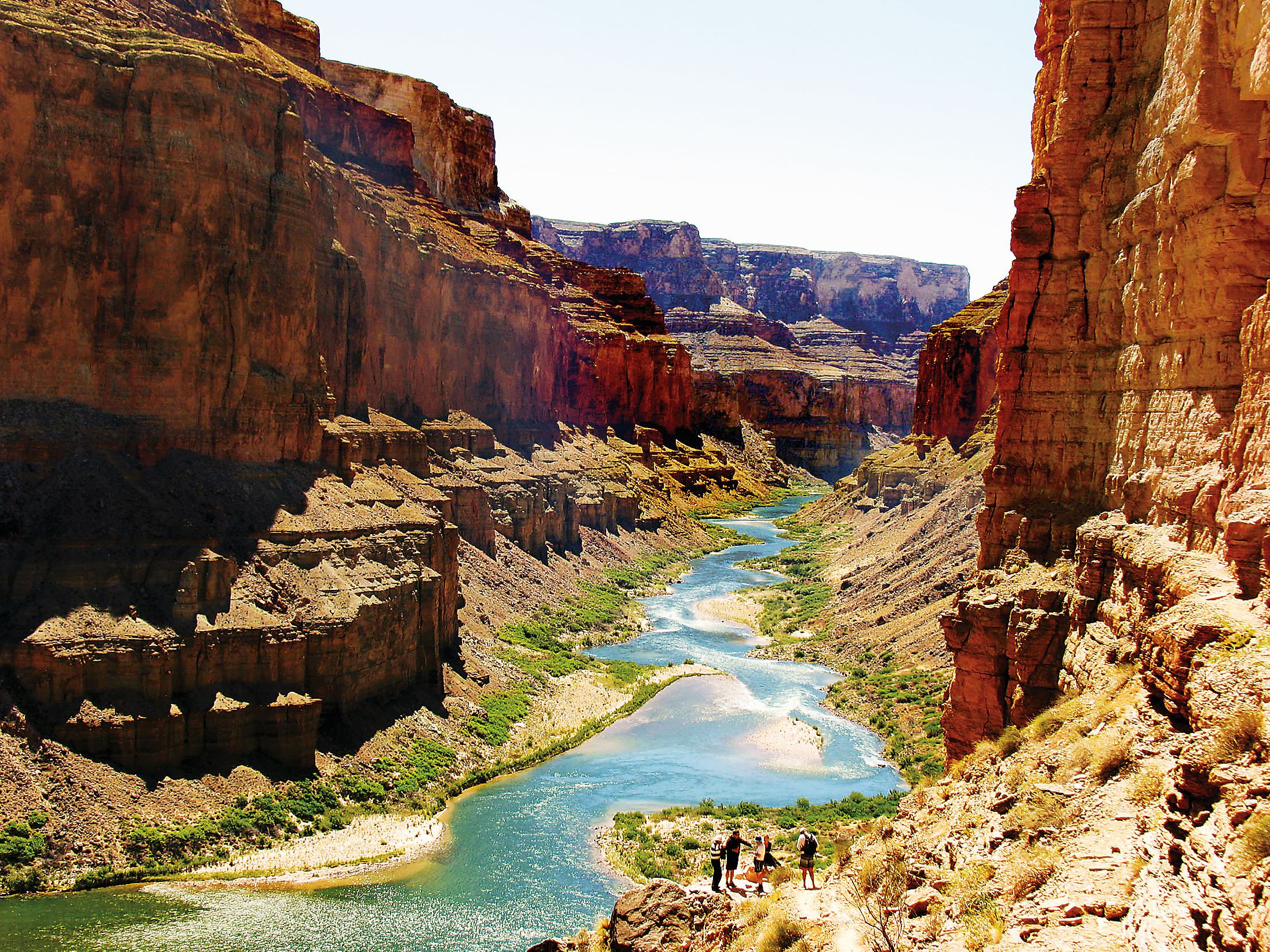The-Colorado-River-through-Grand-Canyon-National-Park