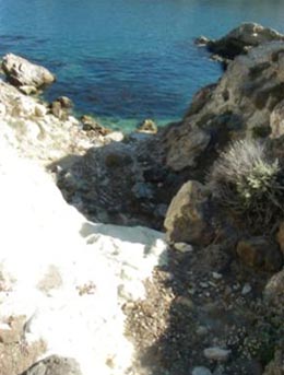 Buckwheat canyon knick point, looking east towards Potato Harbor.