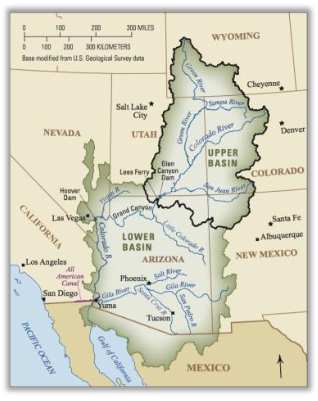 Figure 1. Colorado River Basin (Source: USGS)