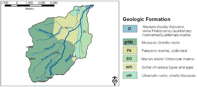 Figure 21. Geology of French Creek.