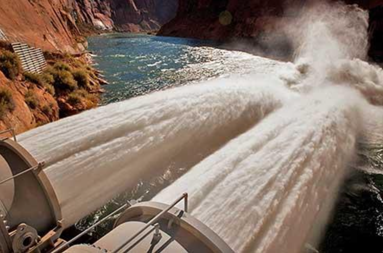 Figure 1. Release of HFE from Glen Canyon Dam