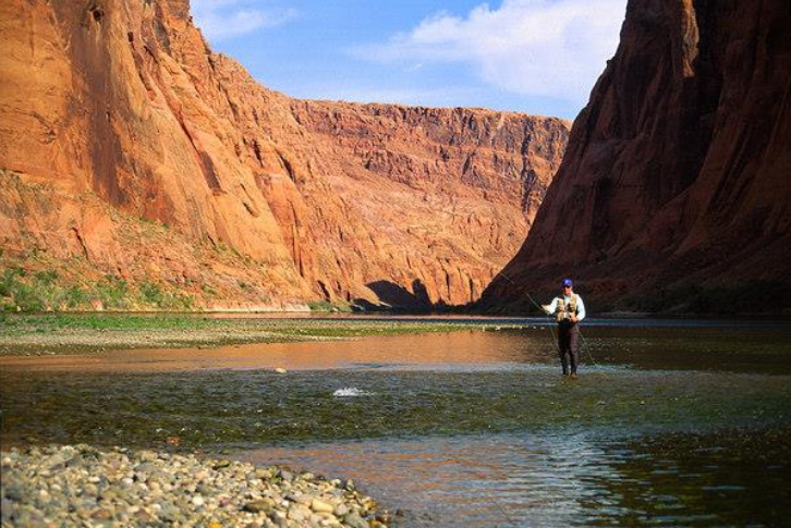 Photo: Recreational fishing in the Grand Canyon