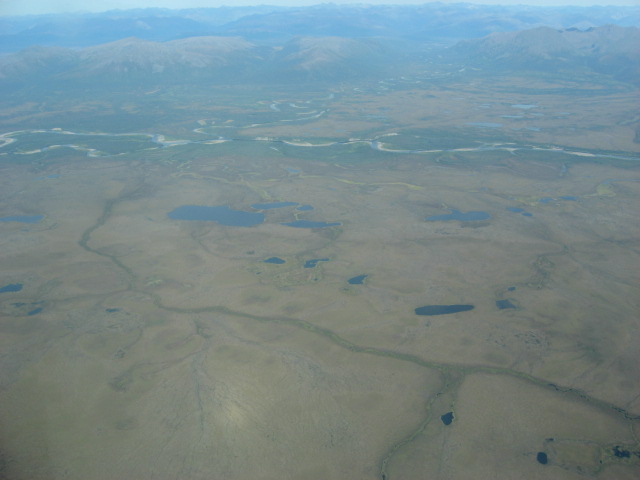 tundra ponds and the river