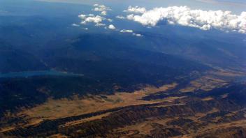 Black Butte Reservoir, west side of the Sacramento Valley, California
