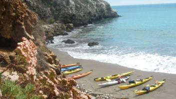 Cobble Beach on the Northeast Coast of Santa Cruz Island