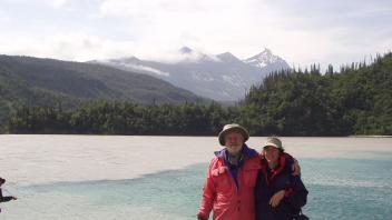 photo of 2 people smiling
