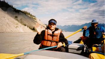 person in boat