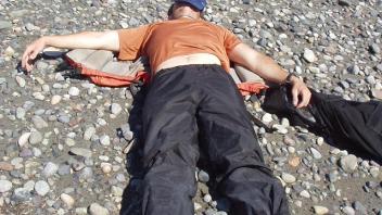 person laying down