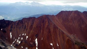 Flying towards our put-in of Mosque Creek