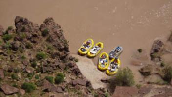 aerial view of grand canyon