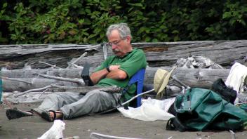person sleeping