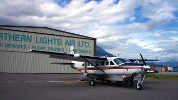 Our Cessna 8-seater airplane