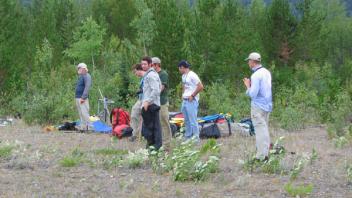 Our first step into the upper Skeena River