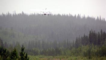 Our landing strip at Mosque Creek