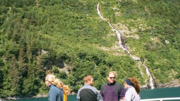 people on ferry
