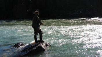 Ryan out fly fishing