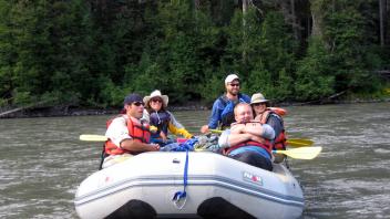 Ryan, Debbie, Dan, and Rebecca led by Chris