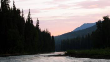 Sunset on the Skeena River