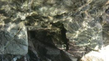 Water Reflection on Sea Cave Walls, Santa Cruz Island