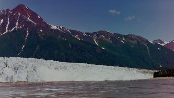 chiles glacier from below