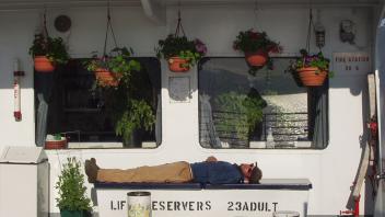 person laying 