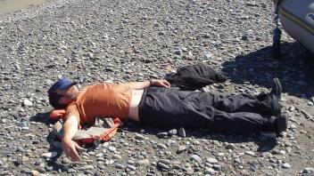 person laying down