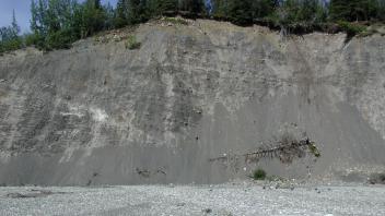 glacial terrace cutbank