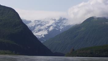 mountain river view