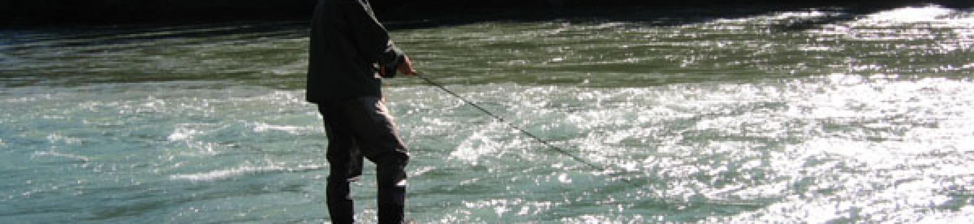 Ryan out fly fishing
